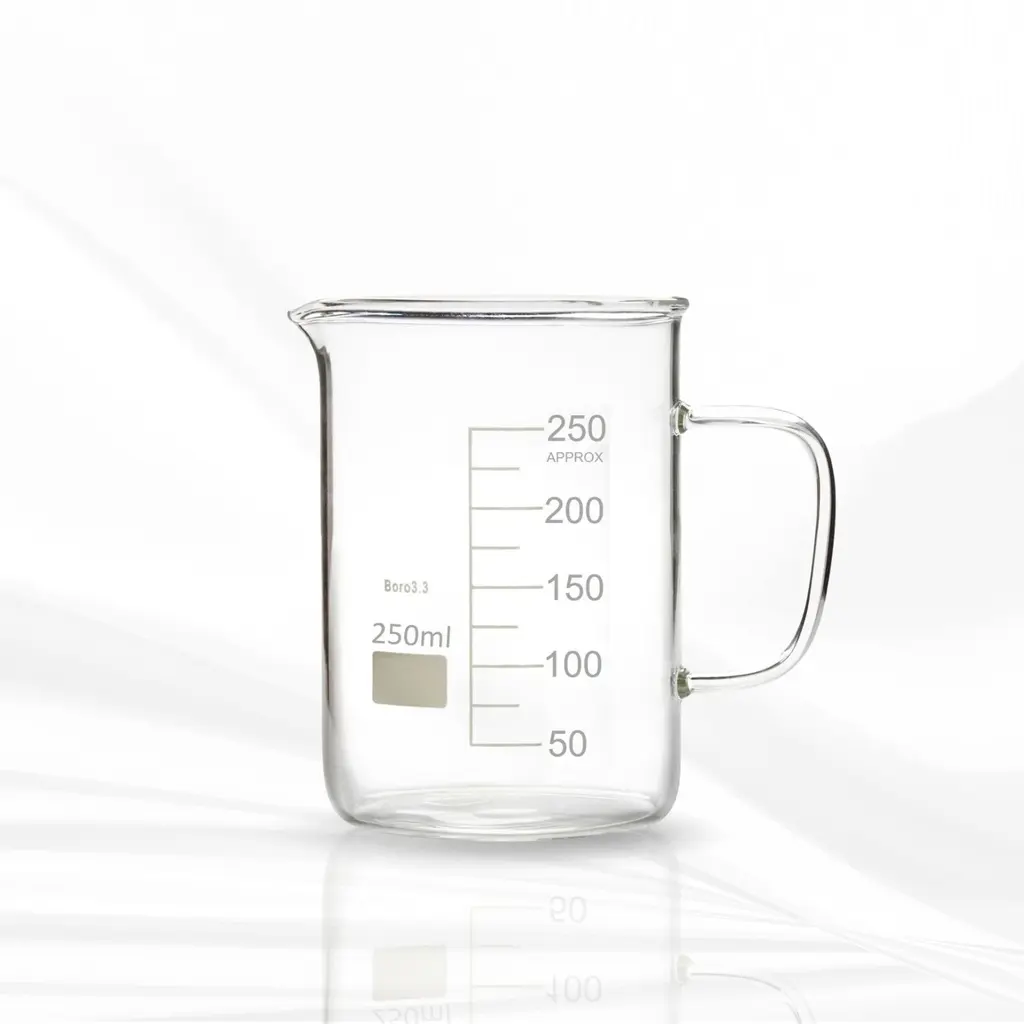  Beaker, Low Form, With Spout, Borosilicate Glass 50 ml